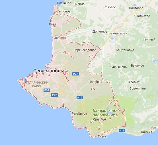 Карта крыма деревня лаки